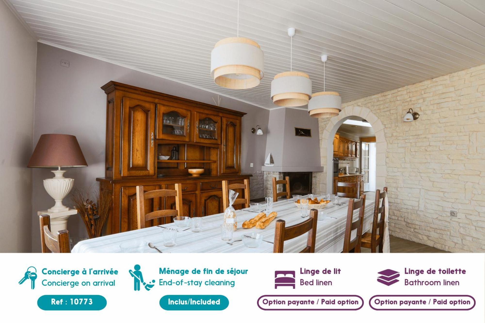 Charmante maison pour 10 personnes Le Bois-Plage-en-Ré Extérieur photo